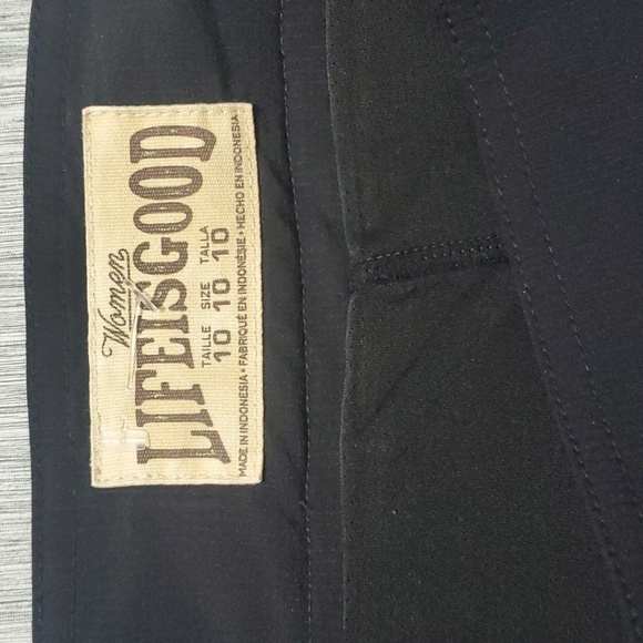 Life is Good skirt women's size 10 black skort activewear active - Picture 9 of 11